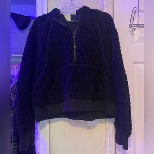 Lulu lemon Sherpa half zip scuba hoodie